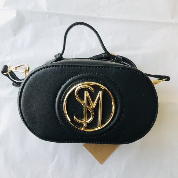 STEVE MADDEN Black  Crossbody bag /Top Handle Inner & Outer Pocket - Picture 1 of 6